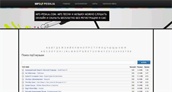 Desktop Screenshot of mp3-pesnja.com